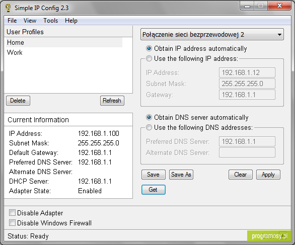 Simple IP Config