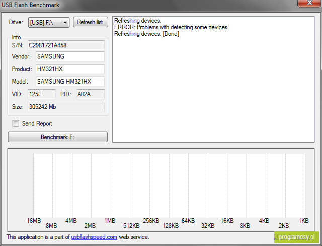 USB Flash Benchmark