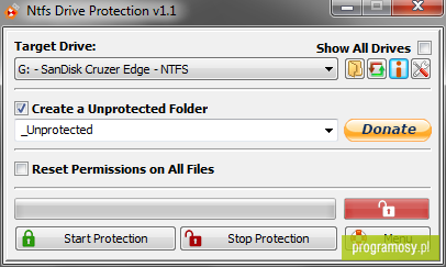 NTFS Drive Protection