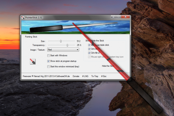 PointerStick 6.33 download the new version