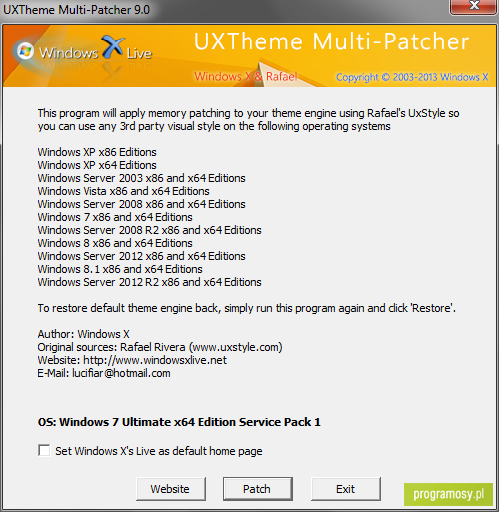 UXTheme Multi-Patcher