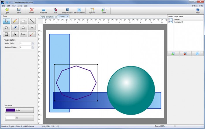 DrawPad Graphic Editor