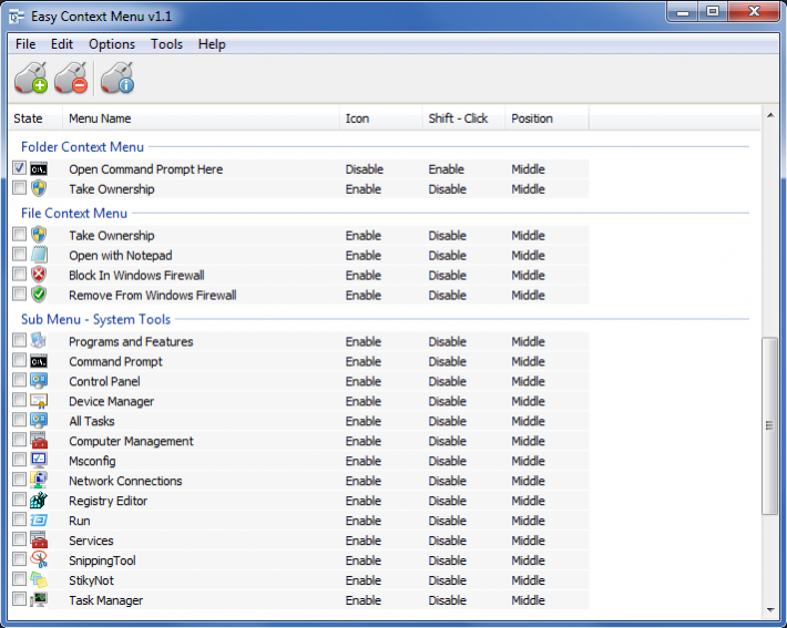 Easy Context Menu