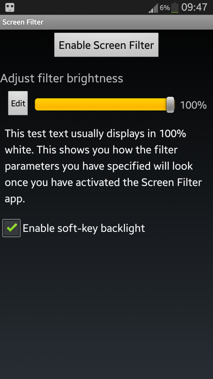 Screen Filter