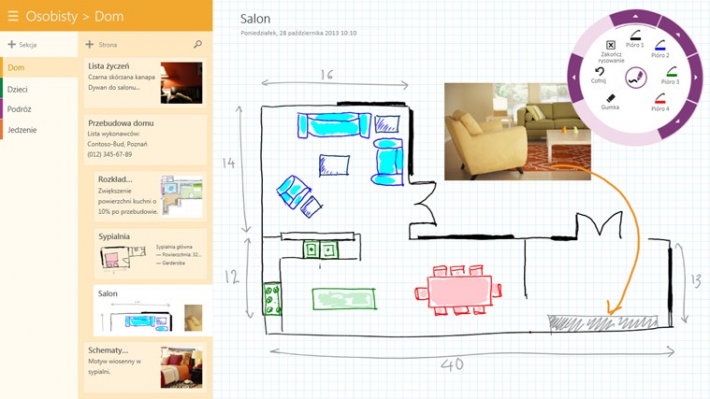 Microsoft OneNote dla Windows 8