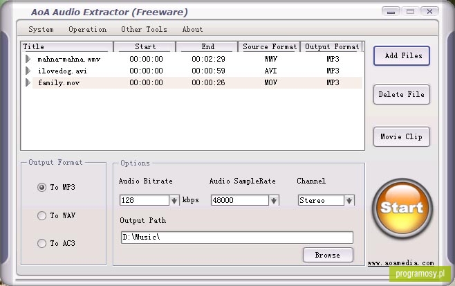 AoA Audio Extractor