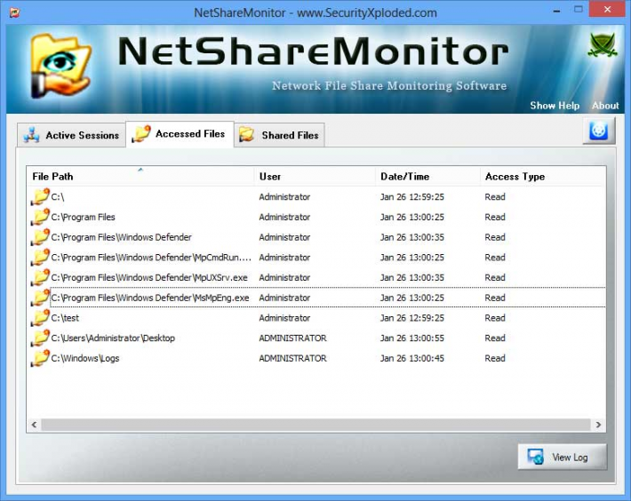 Net Share Monitor
