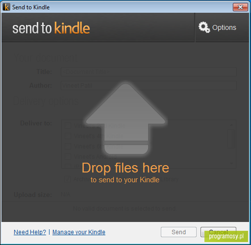 Send to Kindle