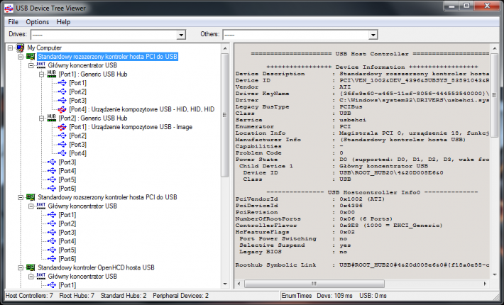 USB Device Tree Viewer