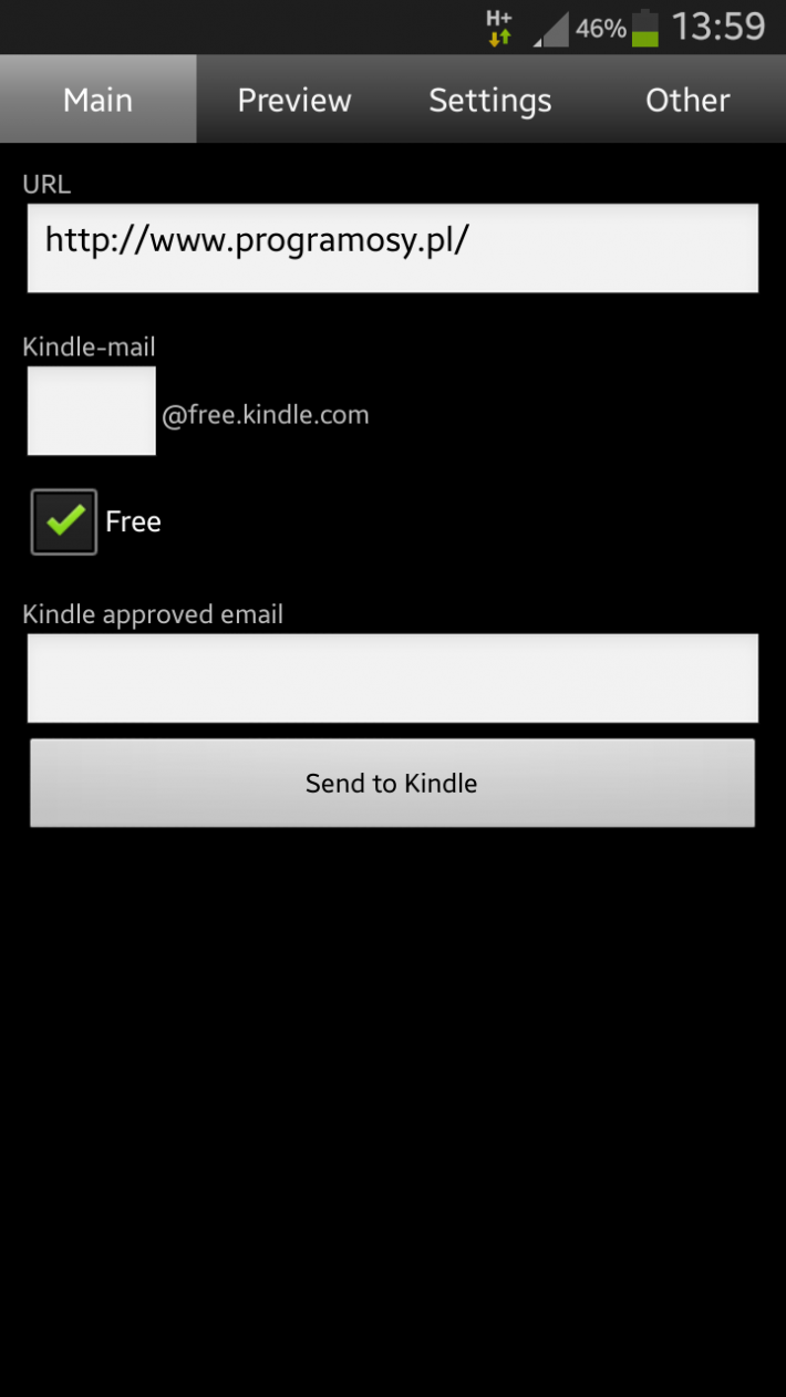 Send to Kindle