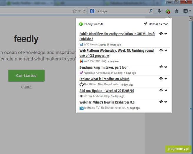 Feedly Notifier