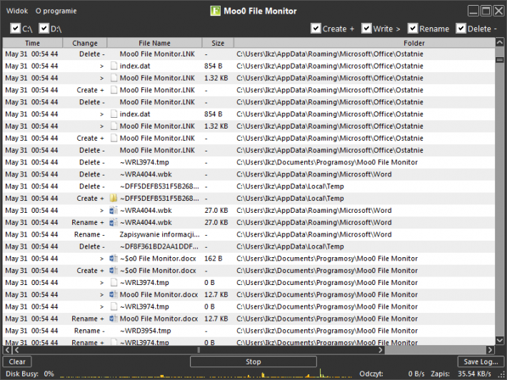 Moo0 File Monitor
