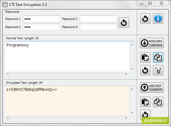 CTI Text Encryption