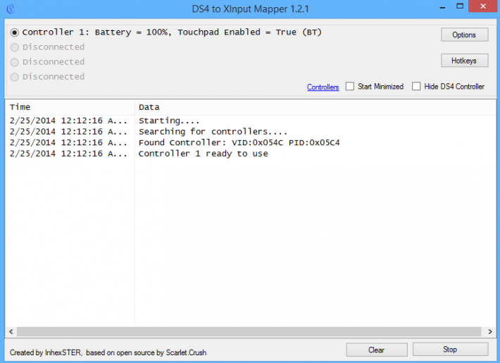 DS4 To XInput Mapper