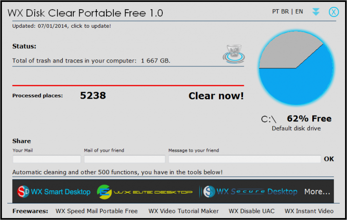 WX Disk Clear