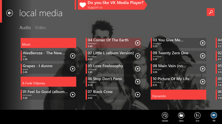 VK Media Player