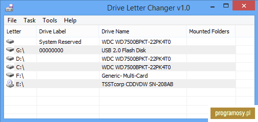 Drive Letter Changer