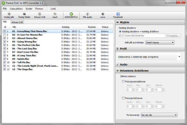 Pazera FLAC to MP3 Converter Portable