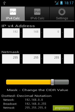 Kalkulator IP Network