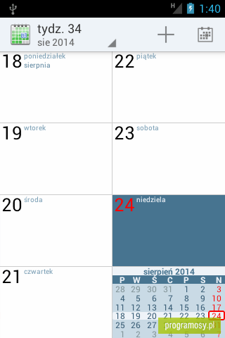 aCalendar - Android Calendar