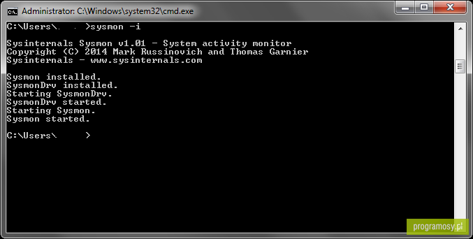 Sysinternals Sysmon