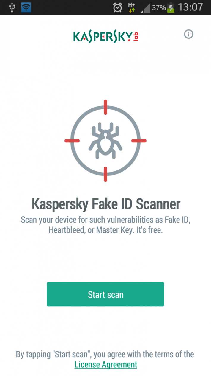 Kaspersky Fake ID Scanner