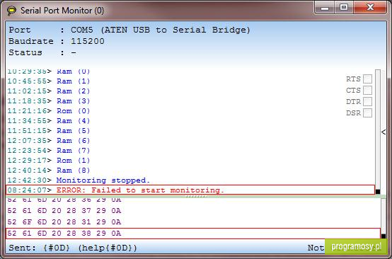 Simple Serial Port Monitor