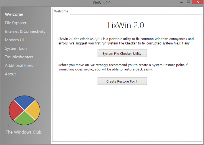 fixwin free download