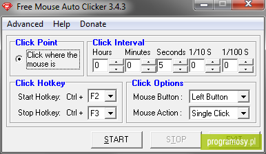 Free Mouse Auto Clicker