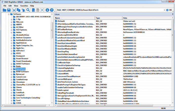 O&O RegEditor