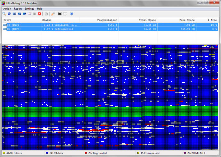 UltraDefrag Portable