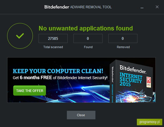 Bitdefender Adware Removal Tool