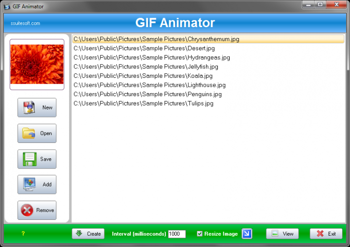 SSuite Office - Gif Animator