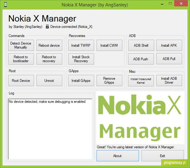 Nokia X Manager