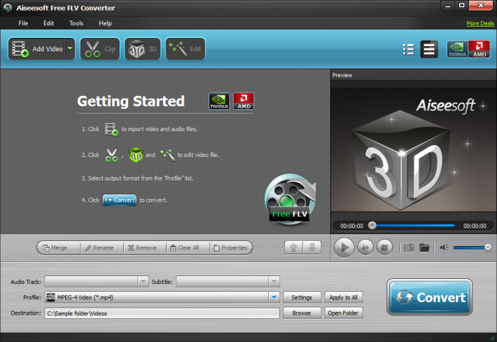 Aiseesoft Free FLV Converter
