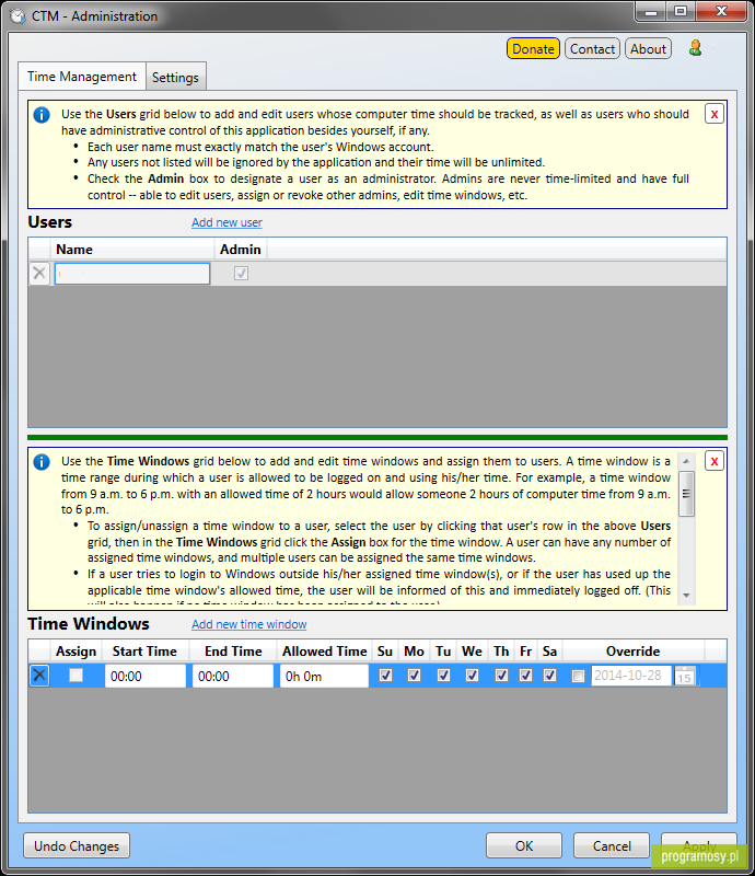 Computer Time Manager