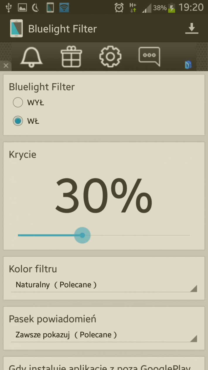 Bluelight Filter