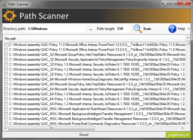 Path Scanner