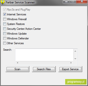 Farbar Service Scanner