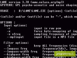 LAME MP3 encoder