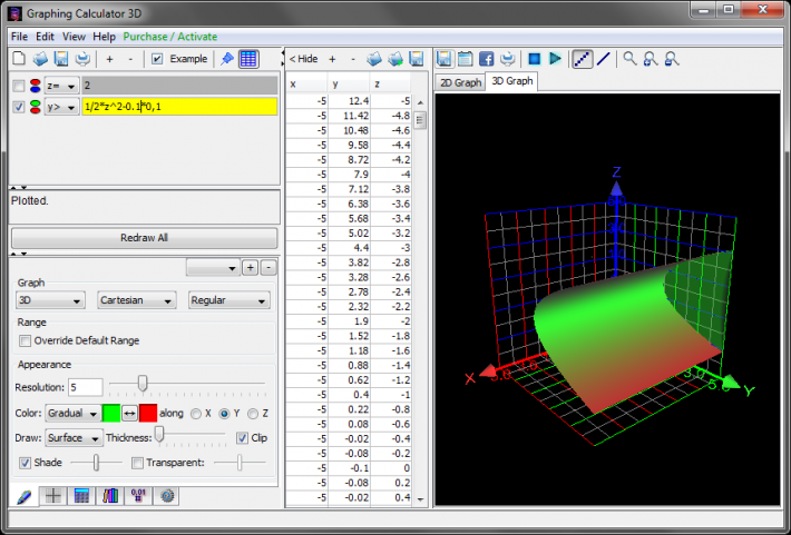 Graphing Calculator 3D