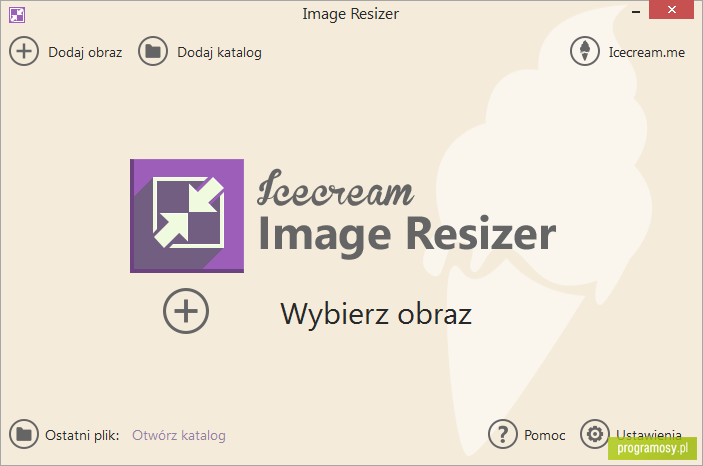 Icecream Image Resizer Portable