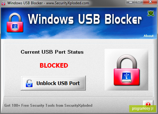 Windows USB Blocker
