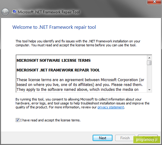 Microsoft .NET Framework Repair Tool