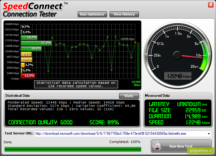 SpeedConnect Connection Tester