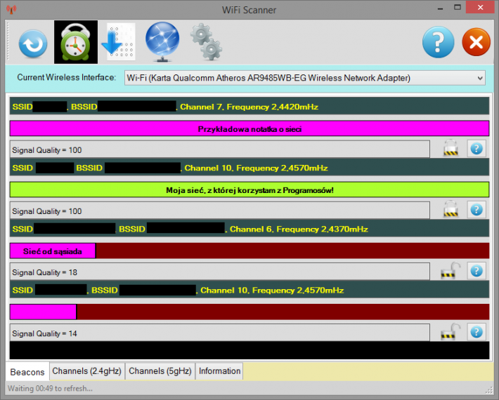 WiScan Wi-Fi Scanner