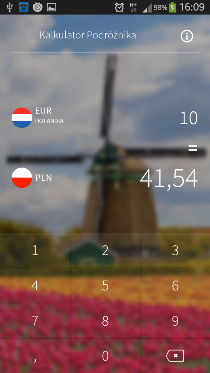 Kalkulator Podróżnika