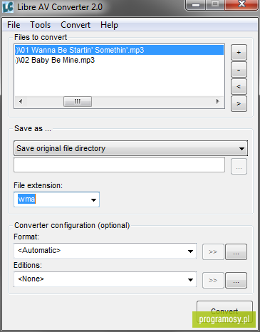 Libre AV Converter