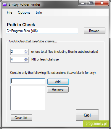 Empty Folder Finder Portable