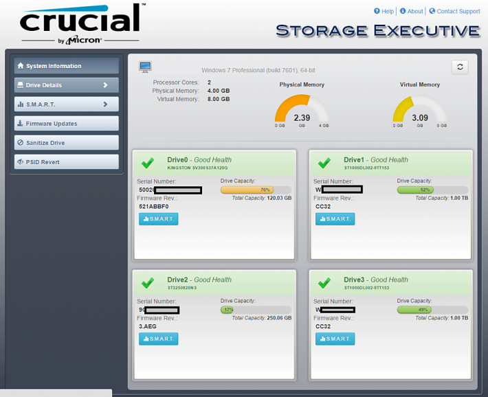 Crucial Storage Executive